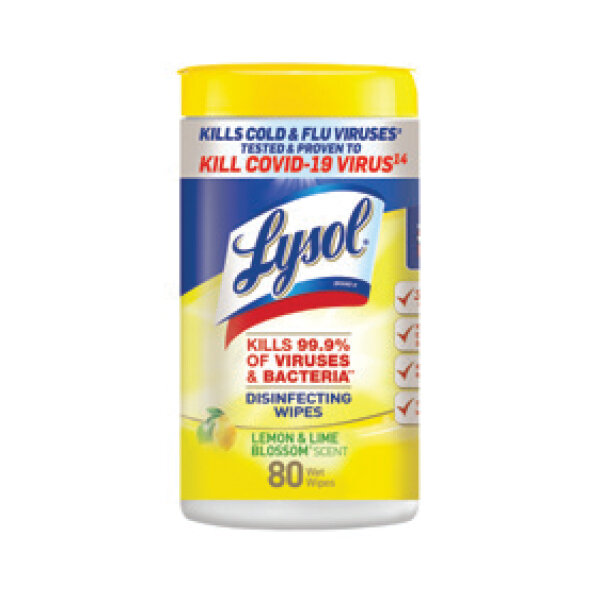 LYSOL DISINFECTING WIPES L&amp;L BLOSSOM (FP) 6X80CT