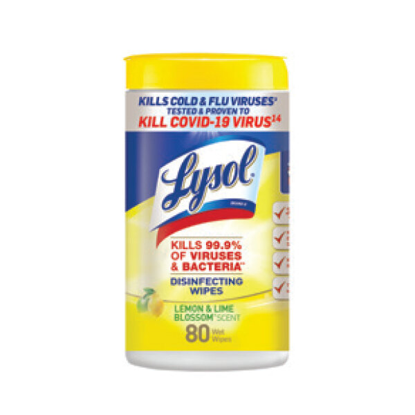 LYSOL DISINFECTING WIPES L&amp;L BLOSSOM (3X) (FP) 6X80CT
