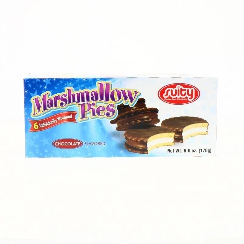 SUITY CHOCOLATE  MARSHMALLOW PIES 12X6OZ