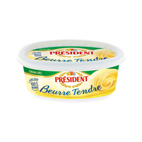 PRESIDENT BEURRIER TENDRE DEMI SEL 12/125 GR (120668)