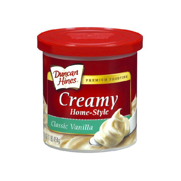 DUNCAN HINES VANILLA FROSTING 8X16OZ