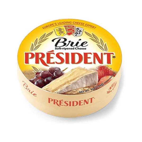 PRESIDENT BRIE PLAIN 6/8 OZ. (0480)