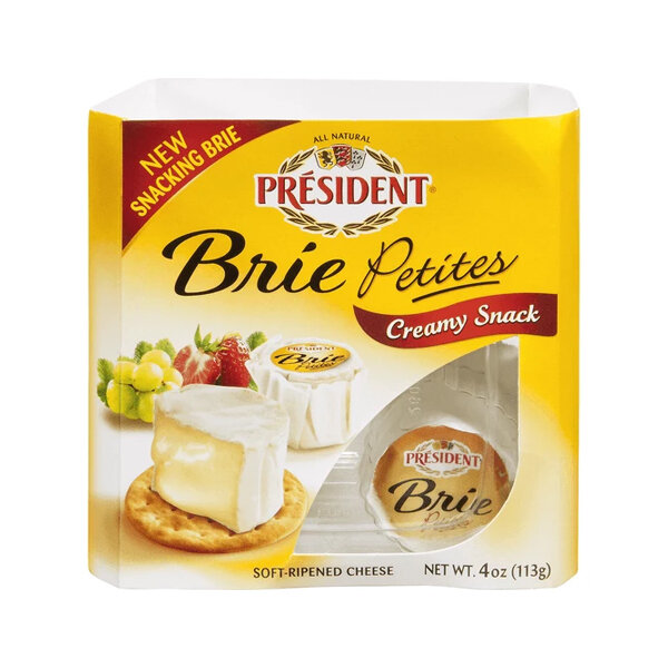 PRESIDENT BRIE PETITES 6/4 OZ. (0505)