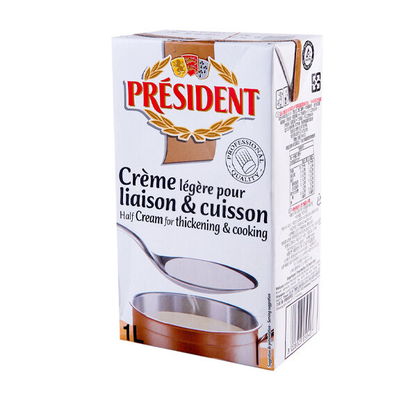 PRESIDENT CREME  18% LEGERE A CUISINER 6/1LT (050407)  EXP09/11/25