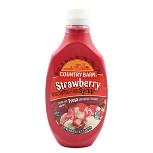 COUNTRY BARN STRAWBERRY SYRUP 12X24OZ
