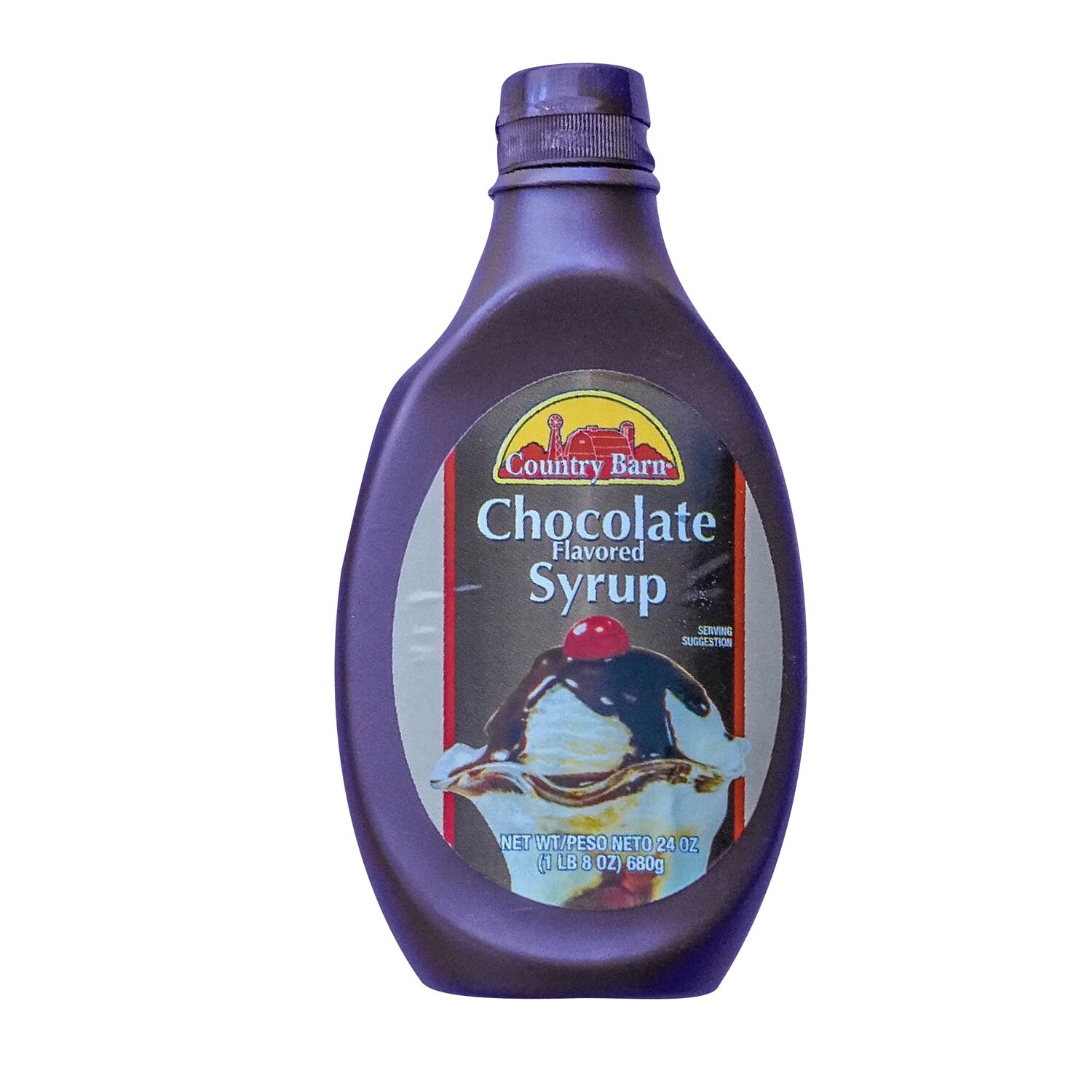 COUNTRY BARN CHOCOLATE SYRUP 12X24OZ