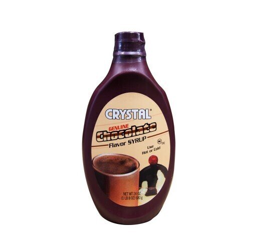 CRYSTAL CHOCOLATE SYRUP 12X24OZ