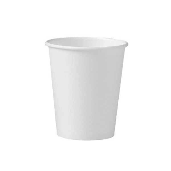 SOLO HOT DRINK 6OZ WHITE PAPER CUPS 20X50CT