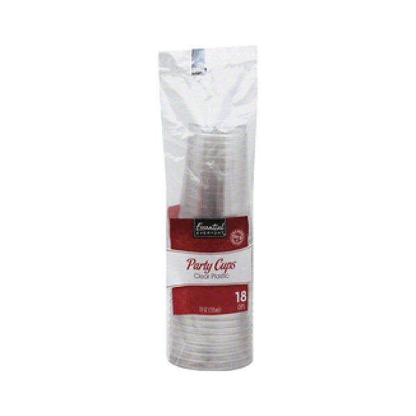 D-ESSENTIAL-DAY 10OZ CLEAR PLASTIC CUPS 12X18CT