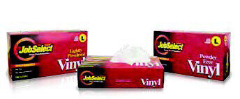 MAXIPLAST JOBSELECT LARGE VINYL POWDER-FREE GLOVES 10X100CT