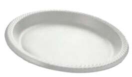 MAXIPLAST 9&quot; PLATE W/ MINERAL WHITE 400CT