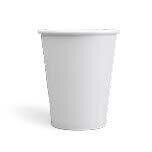 MAXIPLAST 8OZ SINGLE WALL WHITE PAPER CUP 1000CT