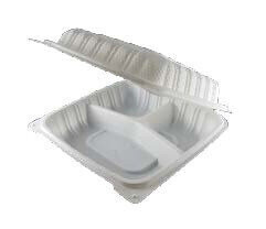 MAXIPLAST TAKE OUR CLAMSHELL 8&quot;X8&quot; 3 COMP. 150CT