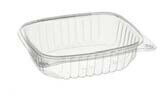 MAXIPLAST 7 1/4&quot;X6 3/8&quot;X1 7/8&quot; 24OZ CLEAR HINGED DELI CONTAINER 200CT