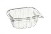 MAXIPLAST 5 3/8&quot;X4 1/2&quot;X2 5/8&quot; 16OZ CLEAR HINGED DELI CONTAINER 200CT
