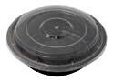MAXIPLAST 16OZ BLACK ROUND FOOD CONTAINER W/ LID 150CT