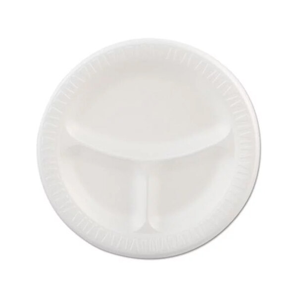 DART 9&quot; COMP. PLASTIC PLATES 4X125CT