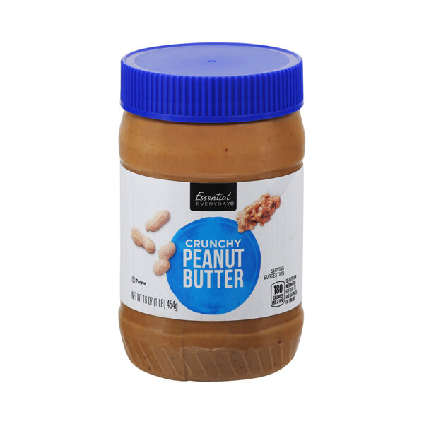 D-ESSENTIAL-DAY CRUNCHY PEANUT BUTTER 12X16OZ
