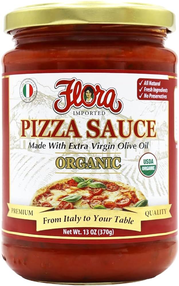 FLORA ORGANIC PIZZA SAUCE 12X13OZ
