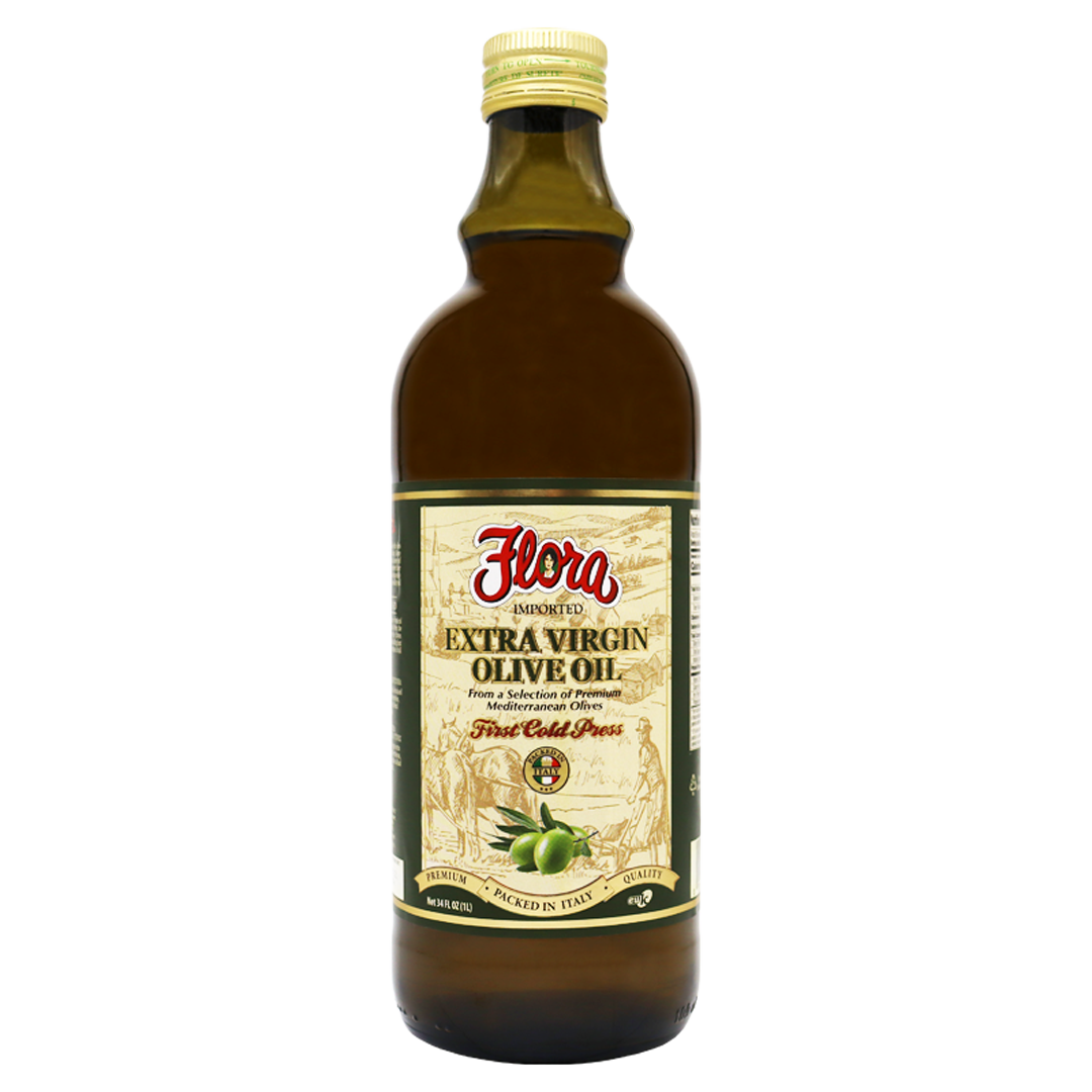 FLORA MEDITERRANEANE EXTRA VIRGIN OLIVE OIL 6X1L
