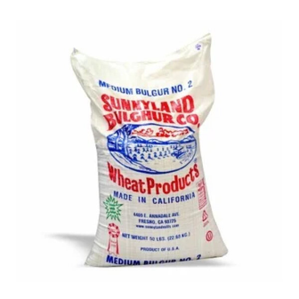SUNNYLAND MEDIUM BURGHUL #2 BAG 50#