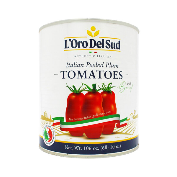 L&#39;ORO DEL ITALIAN WHOLE PEELED TOMATO 6X10#