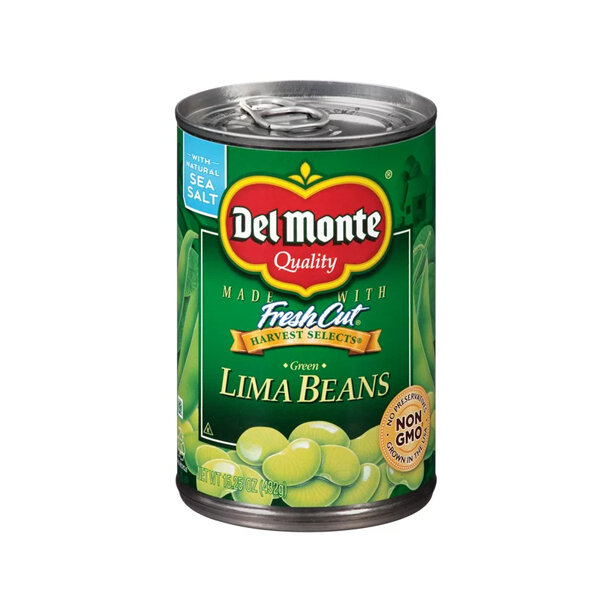 D-M GREEN LIMA BEANS 12X15.25OZ