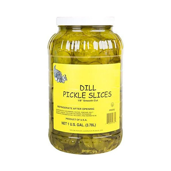 COOL CRISP HAMBURGER DILL SLICE PICKLES 4X1GAL
