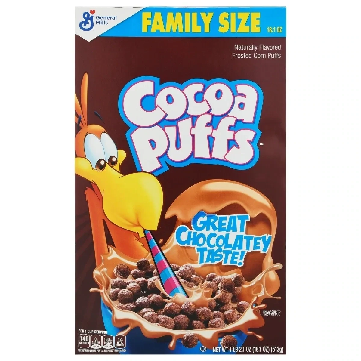 G-MILLS COCOA PUFF CEREAL 14X18.1OZ