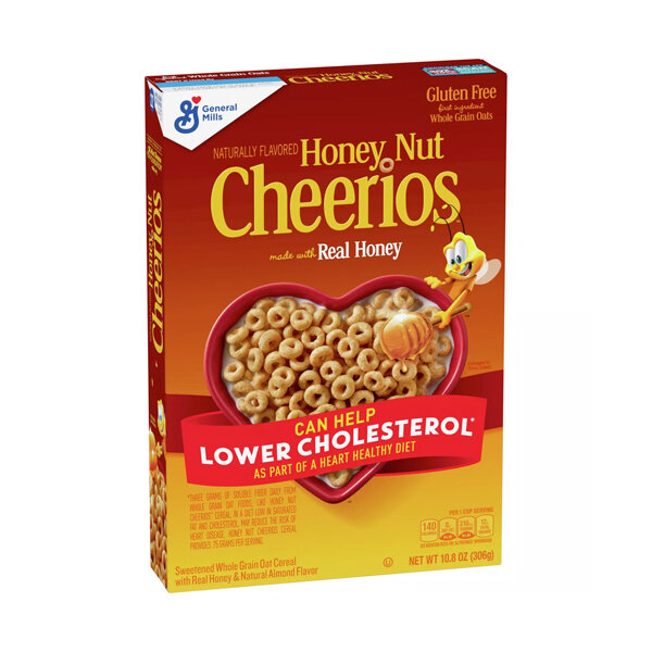 G-MILLS HONEY NUT CHERRIOS CEREAL 12X10.8OZ