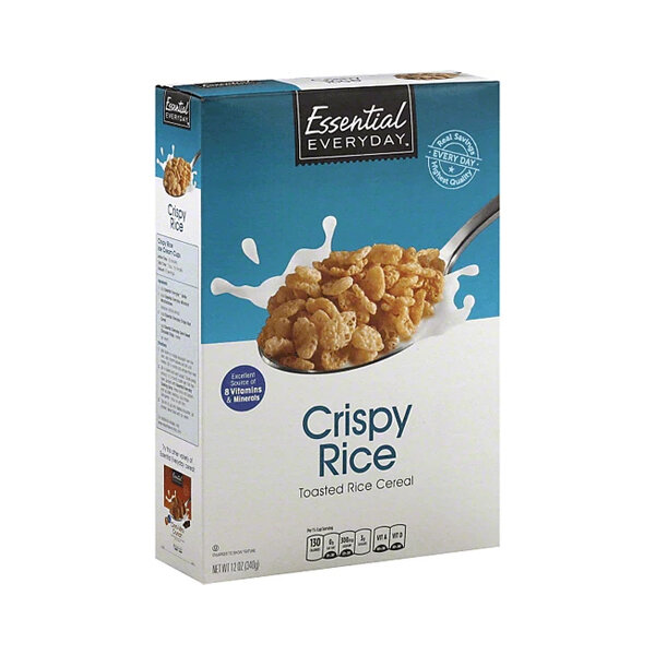 D-ESSENTIAL-DAY RICE CRISPY CEREAL 16X12OZ