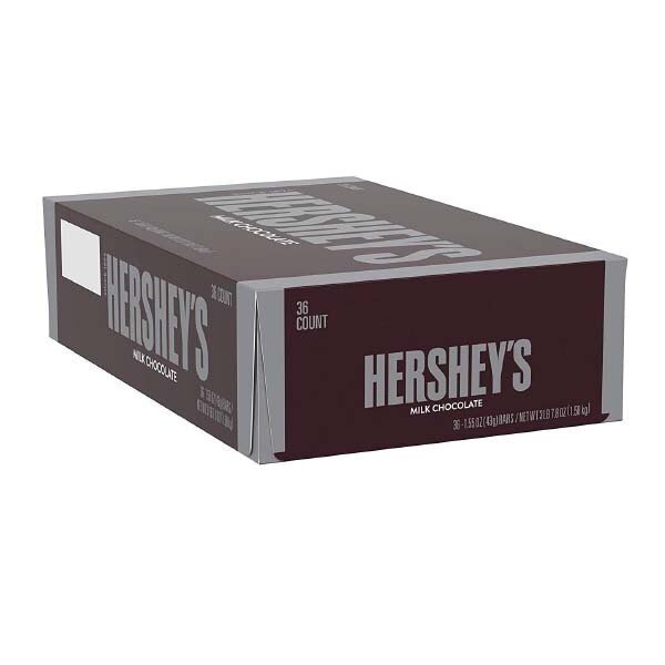 HERS. MILK CHOCOLATE BARS 36X1.5OZ
