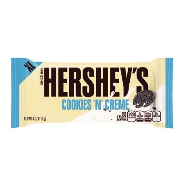 HERS. COOKIES N CREAM XL BAR 12X4OZ
