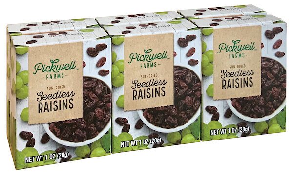 PICKWELL SEEDLESS RAISINS 24X6X1OZ