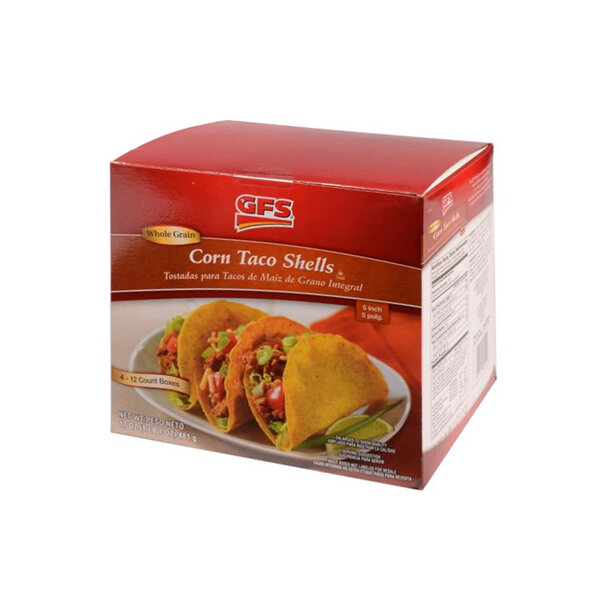GFS CORN TACO SHELLS 8X25CT