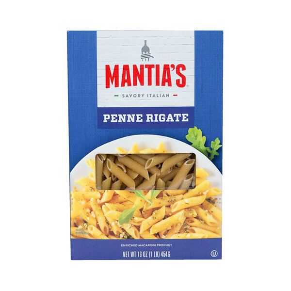 MANTIA&#39;S PENNE RIGATE 12X16OZ