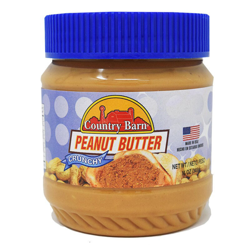 COUNTRY BARN CHUNKY PEANUT BUTTER 12X16OZ
