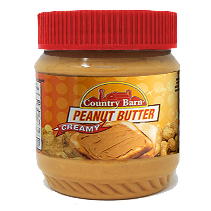 COUNTRY BARN CREAMY PEANUT BUTTER 12X16OZ