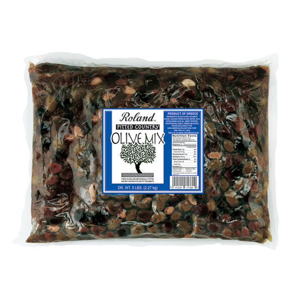 ROLAND PITTED COUNTRY OLIVE MIX 12X5.99OZ