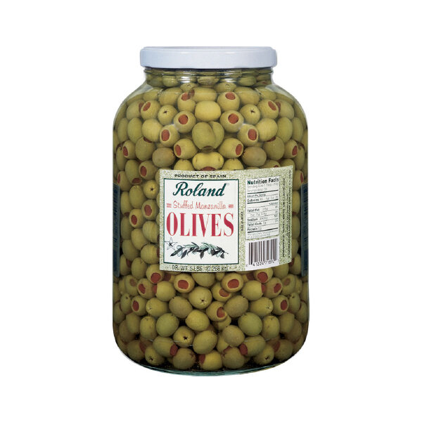 ROLAND STUFFED GREEN OLIVES 4X1GAL
