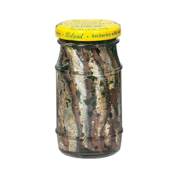ROLAND SILVERSKIN ANCHOVIES JAR 12X4.2OZ