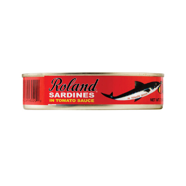 ROLAND SARDINES IN TOMATO SAUCE W/ OVAL 48X7.5OZ
