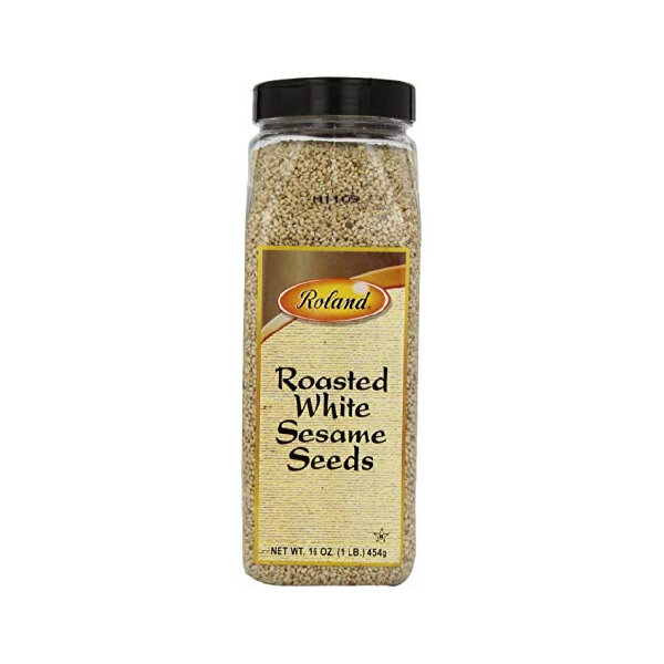 ROLAND ROASTED WHITE SESAME SEEDS 6X16OZ