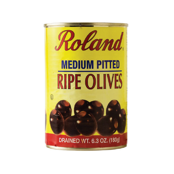 ROLAND MEDIUM PITTED RIPE OLIVES 12X15OZ