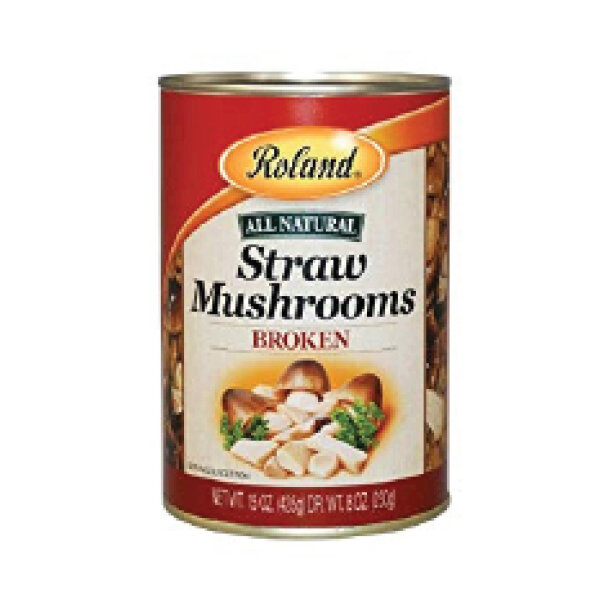 ROLAND BROKEN STRAW MUSHROOM 24X15OZ