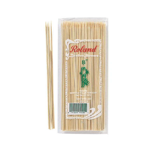 ROLAND 8&quot; BAMBOO SKEWERS 16X100CT