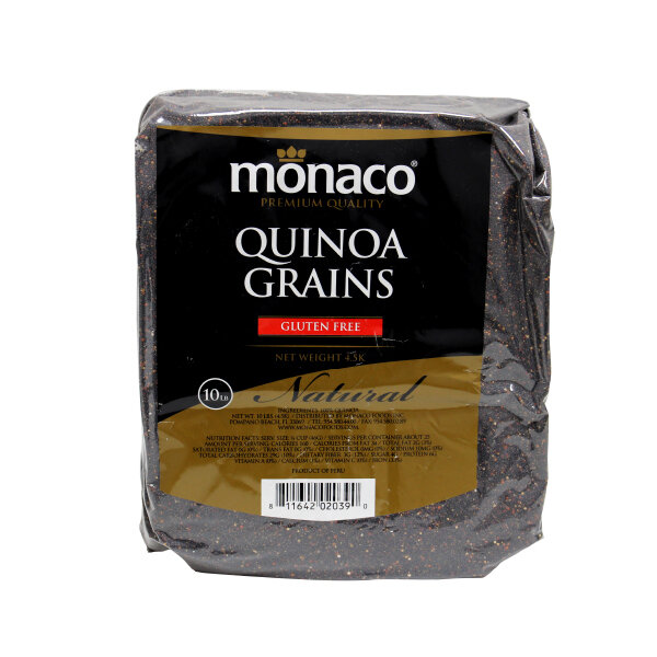 MONACO BLACK QUINOA / GLUTEN FREE 10#