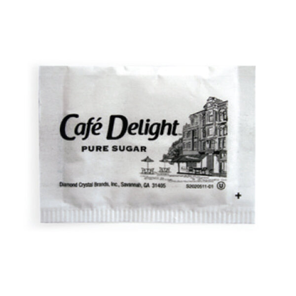 CAF� DELIGHT PURE SUGAR PACKETS 1000X0.1OZ