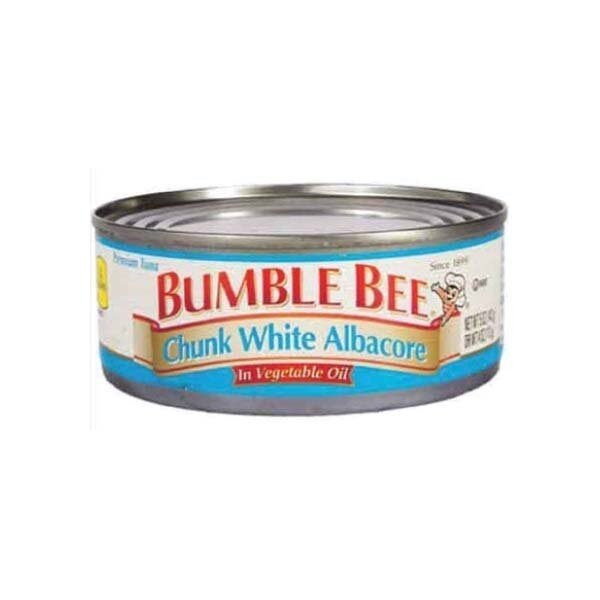 BUMBLE BEE WHITE TUNA CHUNK IN VEGETABLE OIL 24X5OZ