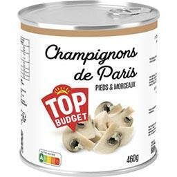 TOP BUDGET CHAMPIGNONS DE PARIS PIEDS &amp; MORRCEAUX 6X460G